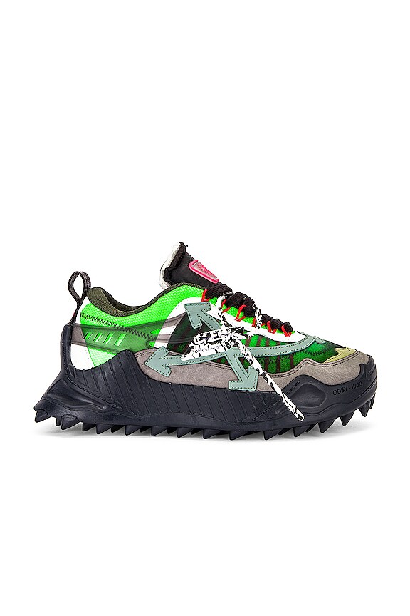 view 2 of 6 Odsy-1000 Sneaker in Anthracite & Green
