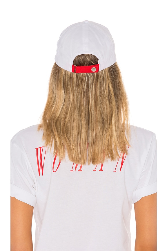 view 2 of 6 Red Cross Cap in White