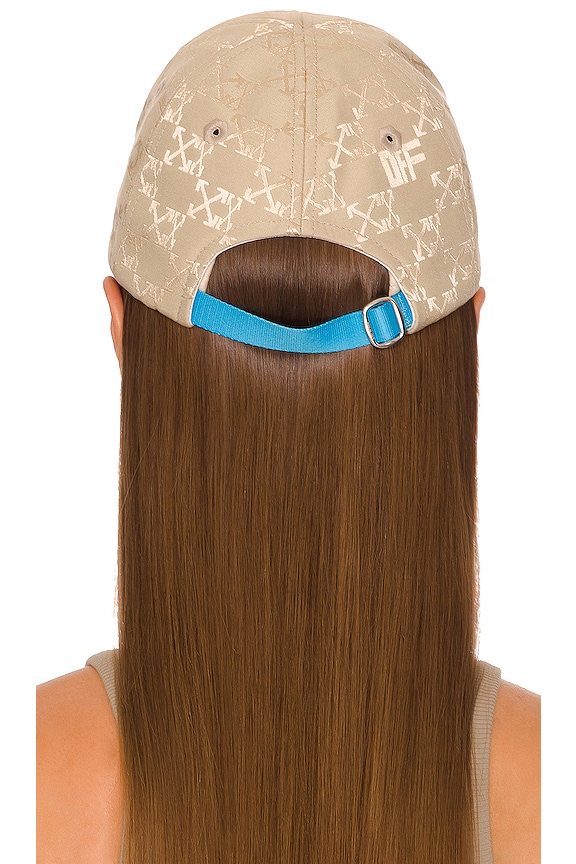 view 2 of 3 Monogram Baseball Cap in Light Green & Sand