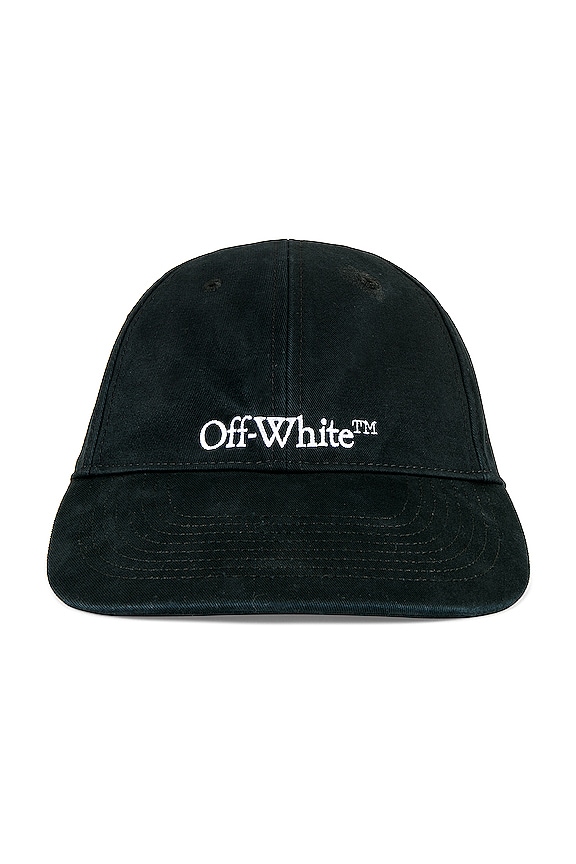 view 2 of 3 Bookish Baseball Cap in Black & White