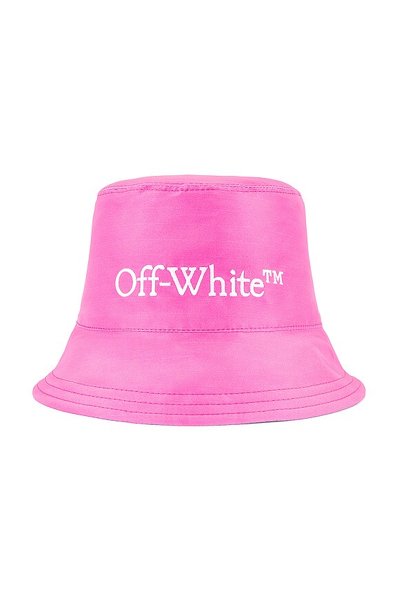 view 2 of 4 Reversible Logo Bucket Hat in Fuchsia