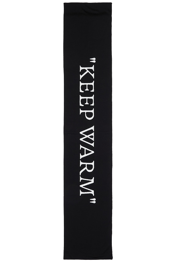 view 2 of 4 ШАРФ KEEP WARM in Black & White