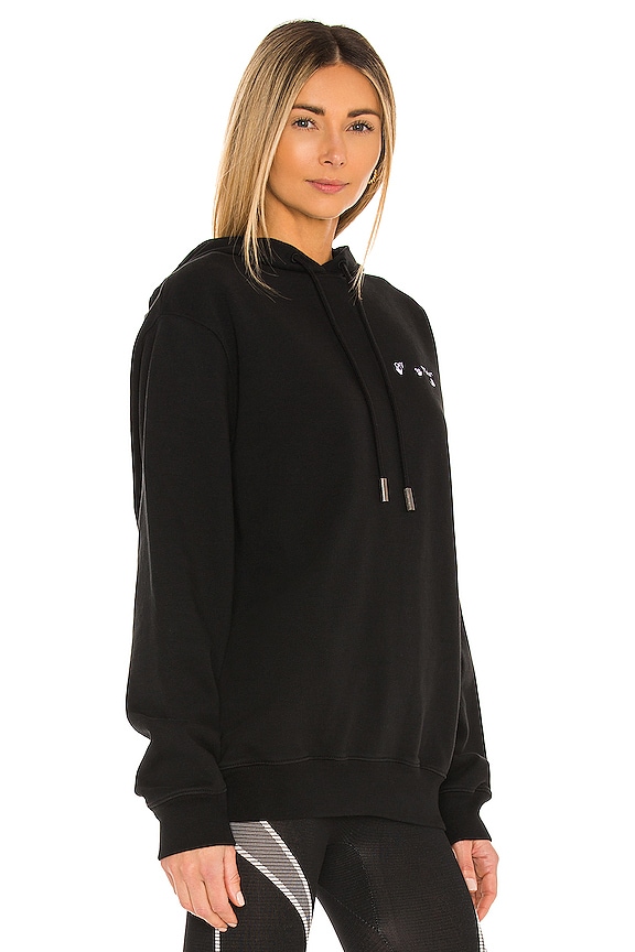 view 2 of 5 SWEAT À CAPUCHE LOGO in Black & White