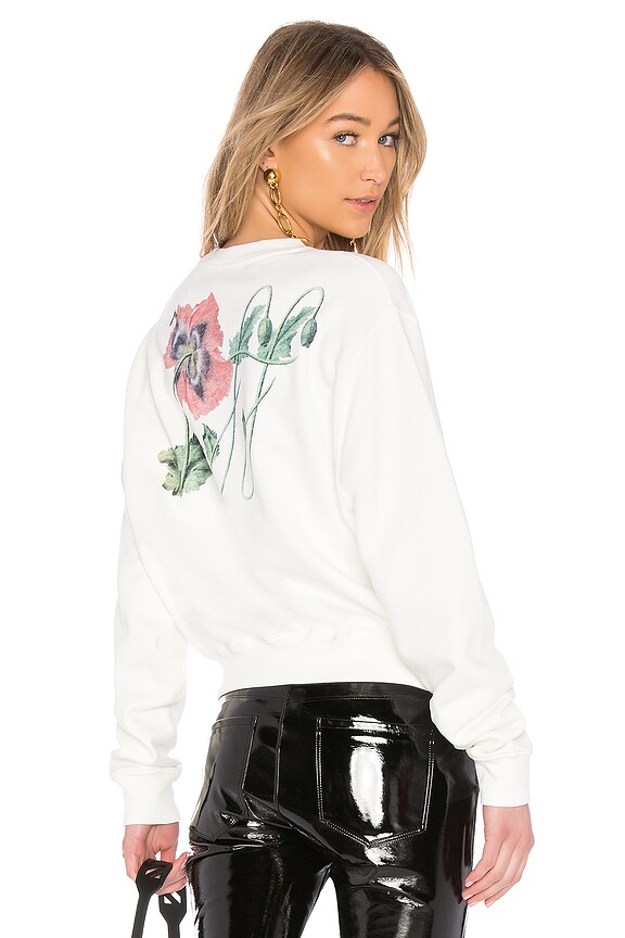 view 1 of 5 Off Poppy Sweatshirt in White Multi