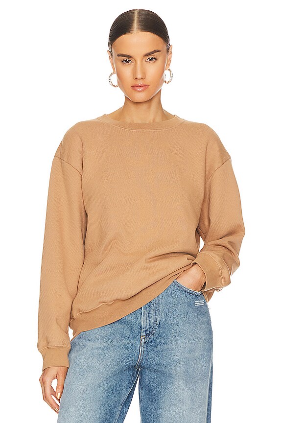 view 2 of 4 Diag Regular Crewneck in Brown