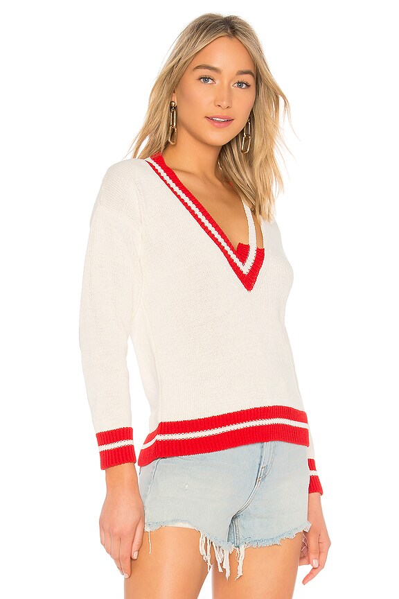 view 2 of 4 Asymmetrical Knit Sweater in Off White