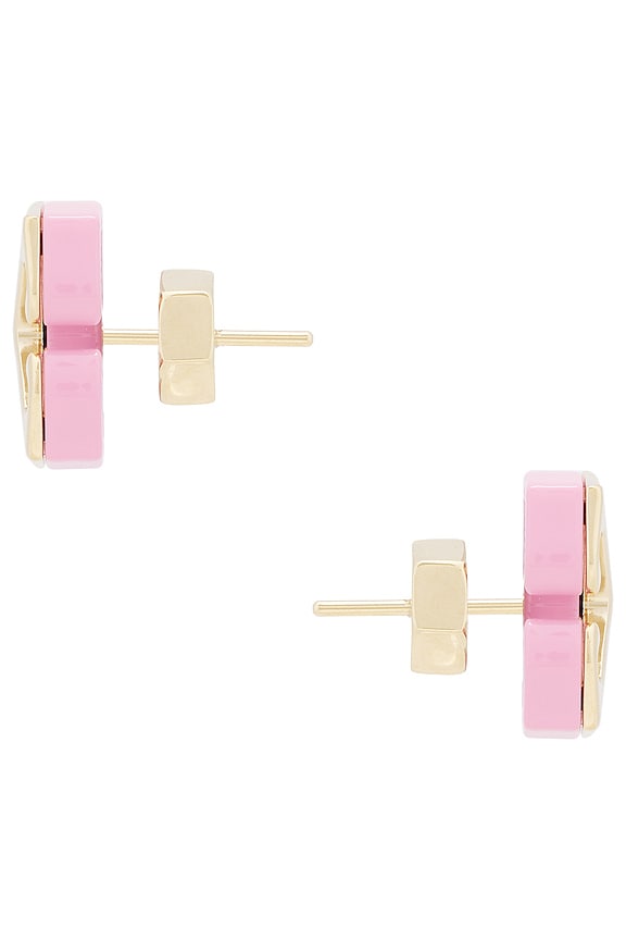 view 2 of 3 BRINCOS ARROW in Gold & Rose Pink