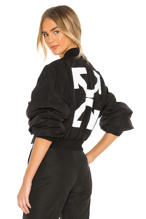 view 1 of 6 CAZADORA NYLON in Black & White