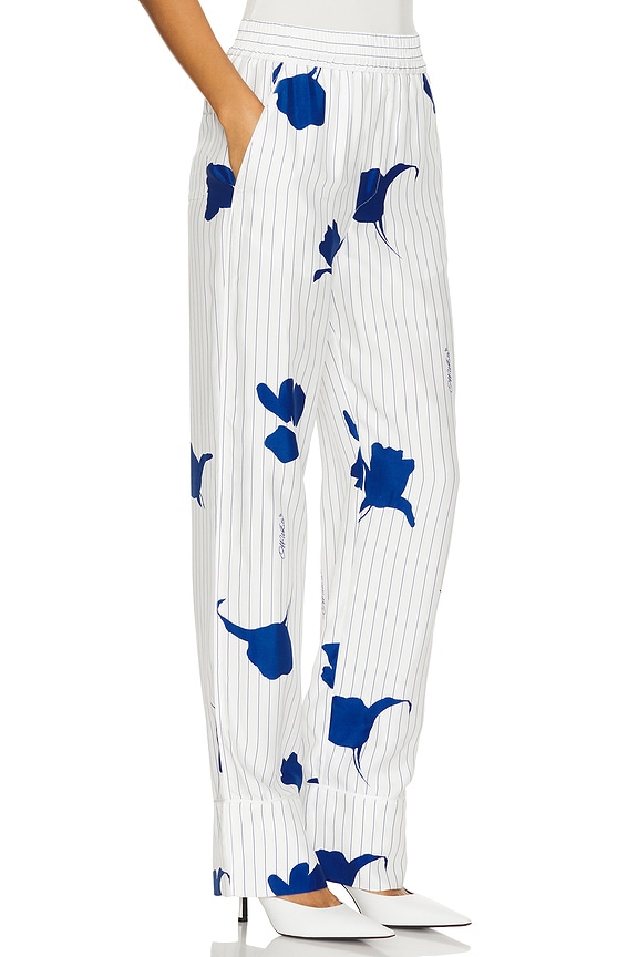 view 2 of 6 Pajama Pant in White & True