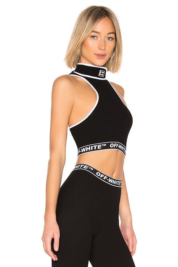 view 2 of 4 Cannette Crop Turtleneck Top in Black