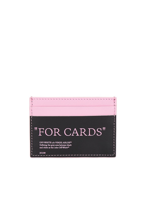 view 2 of 4 Quote Card Case in Black & Rose Pink