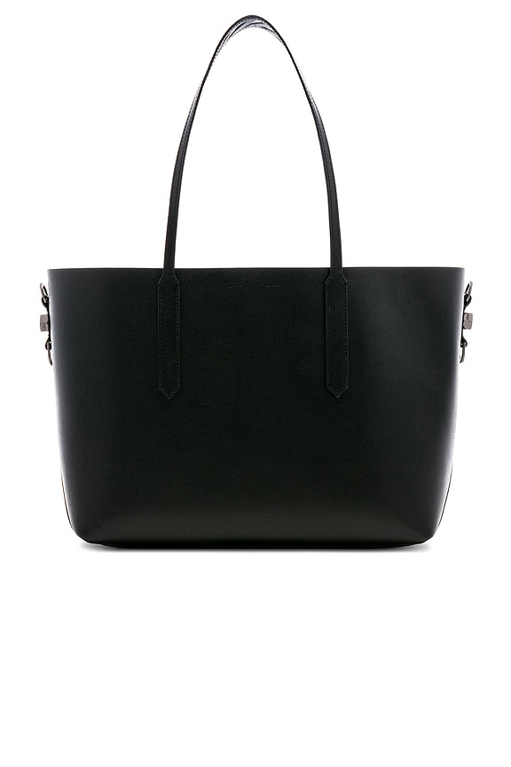 view 2 of 6 Diagonal Medium Tote in Black & White