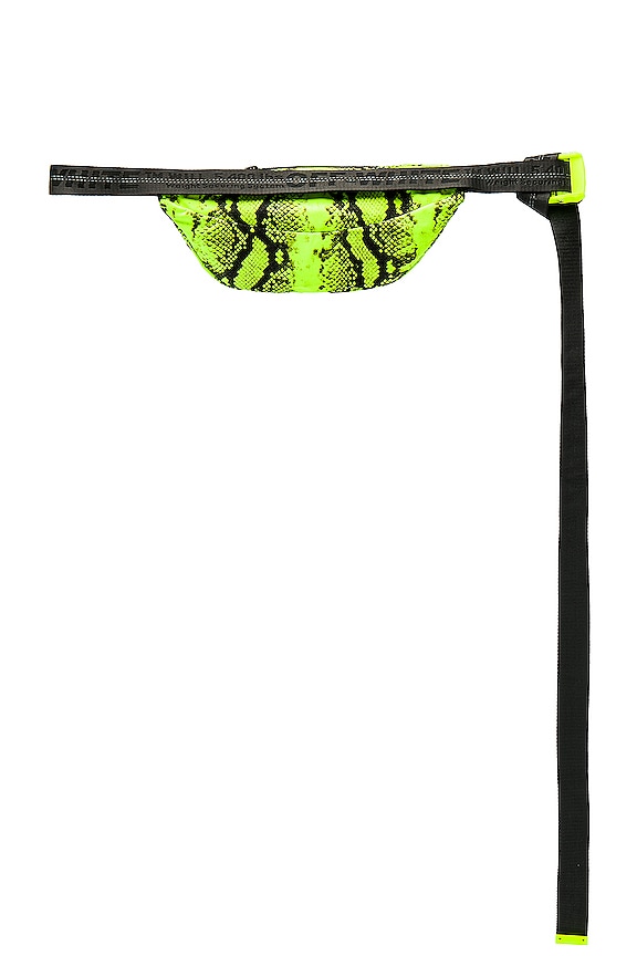 view 2 of 5 Python Nylon Fanny Pack in Fluorescent Yellow