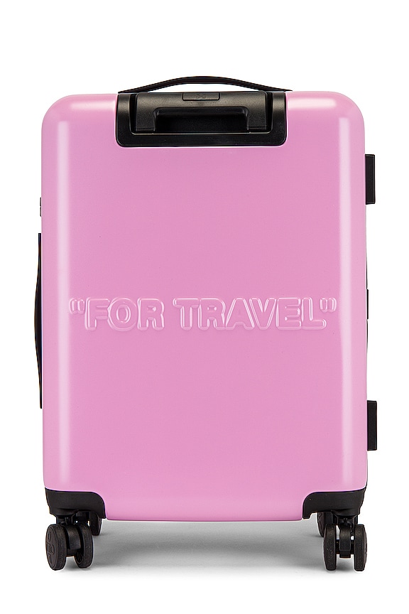 view 2 of 6 Arrow Trolley Suitcase in Pink