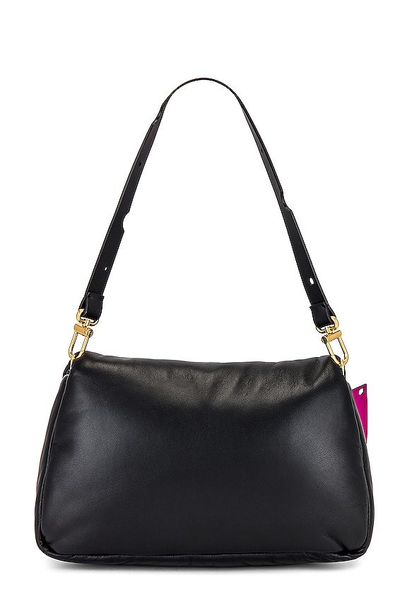 view 2 of 5 Nailed Slouchy 30 Clutch Bag in Black