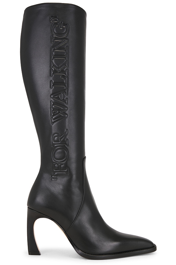 view 2 of 5 For Walking Loop Boot in Black in Black/White