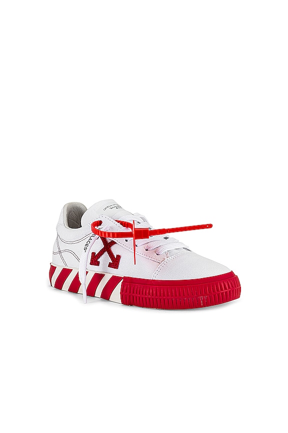 view 2 of 6 ZAPATILLA DEPORTIVA CANVAS in White & Red