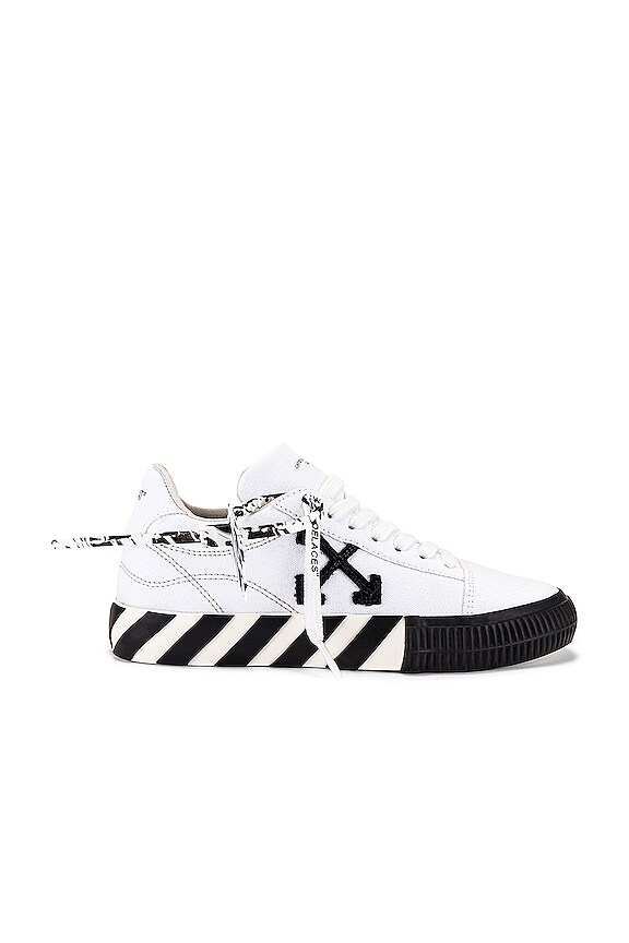 view 1 of 7 SNEAKERS LOW VULCANIZED in White & Black