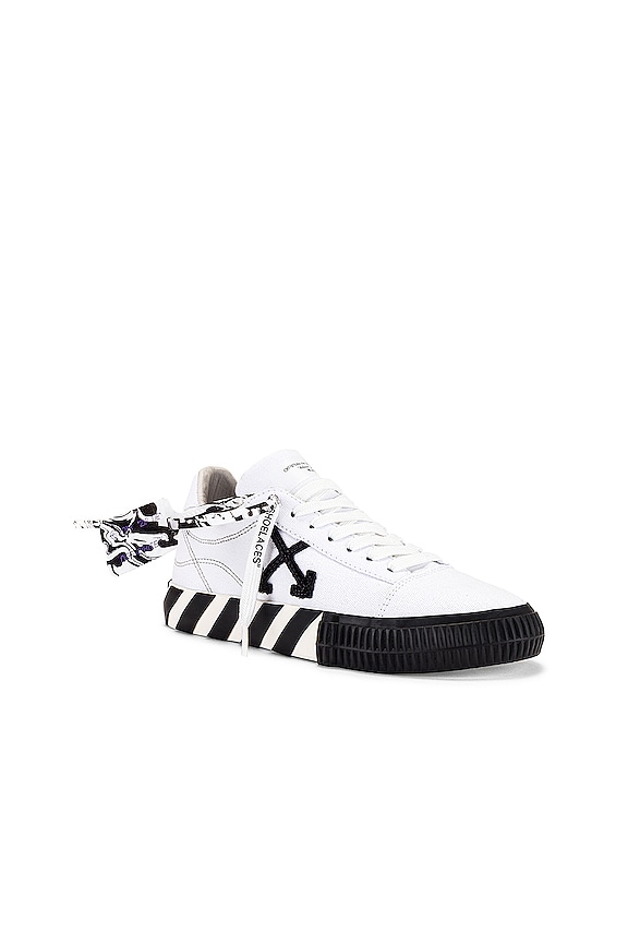 view 2 of 7 SNEAKERS LOW VULCANIZED in White & Black