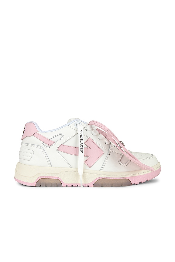 view 1 of 6 SNEAKERS OUT OF OFFICE in White & Pink