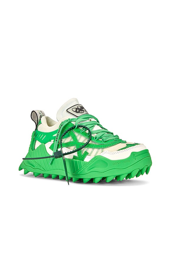 view 2 of 6 Odsy 1000 Sneaker in White & Green