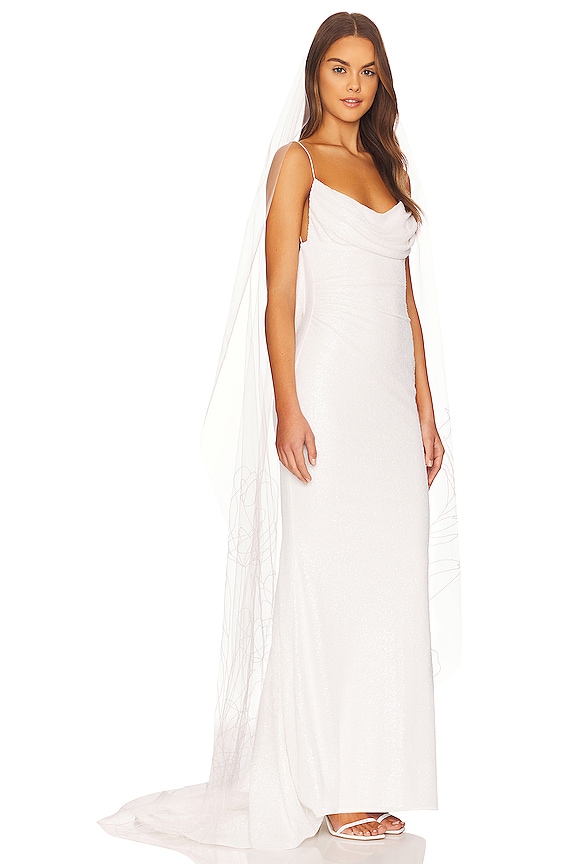 view 2 of 7 VELO BLOOM OUTLINE EMBROIDERY in Ivory