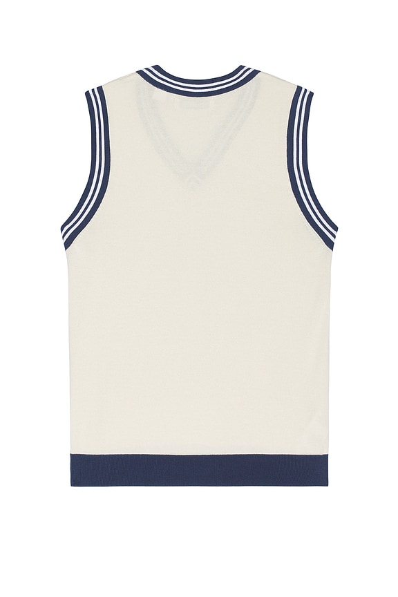 view 2 of 4 Tipped Sweater Vest in Birch