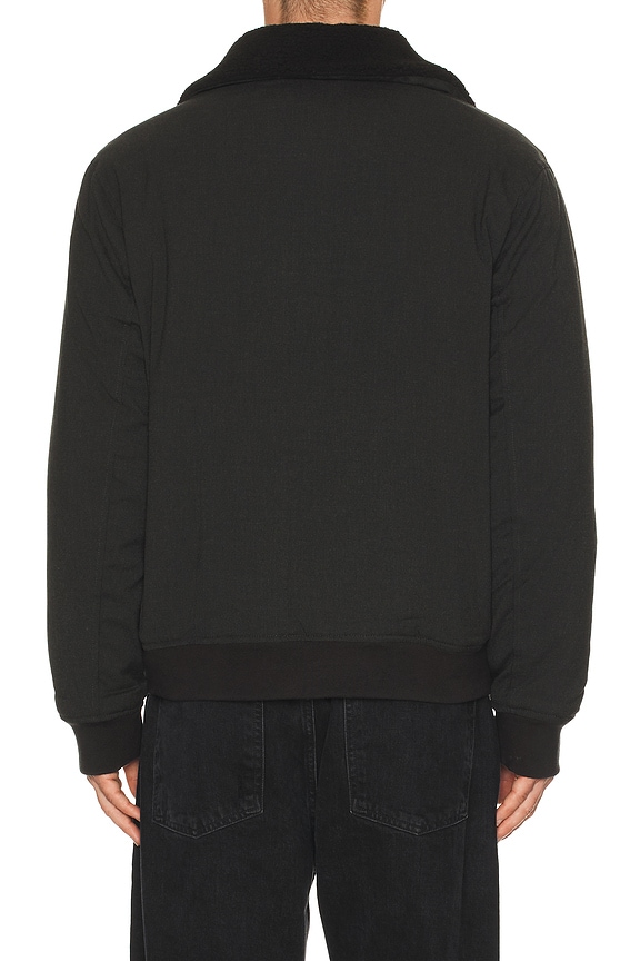 view 2 of 5 Contrast Collar Jacket in True Black