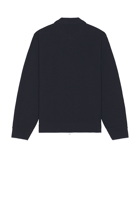 view 2 of 5 Novelty Knit Track Jacket in Dark Sapphire