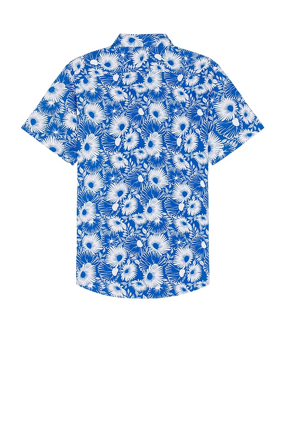 view 2 of 4 All Over Floral Print Polo in Skydiver