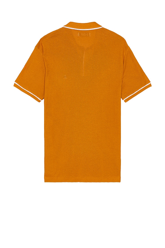 view 2 of 4 Earl Mesh Polo in Sudan Brown