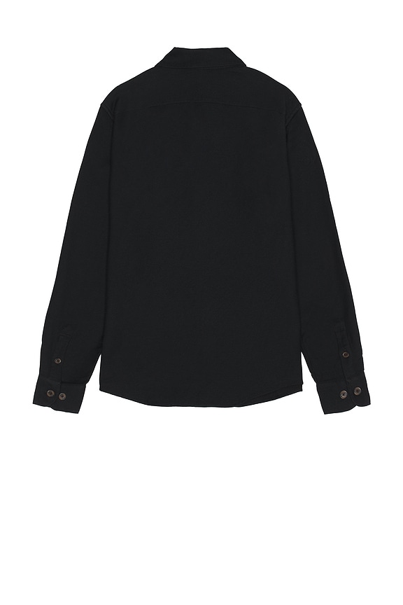 view 2 of 4 Double Cloth Loopback Shirt in True Black