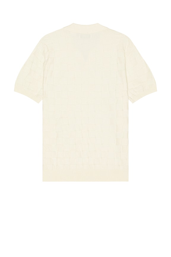 view 2 of 4 Jacquard Johnny Collar Sweater Polo in Birch