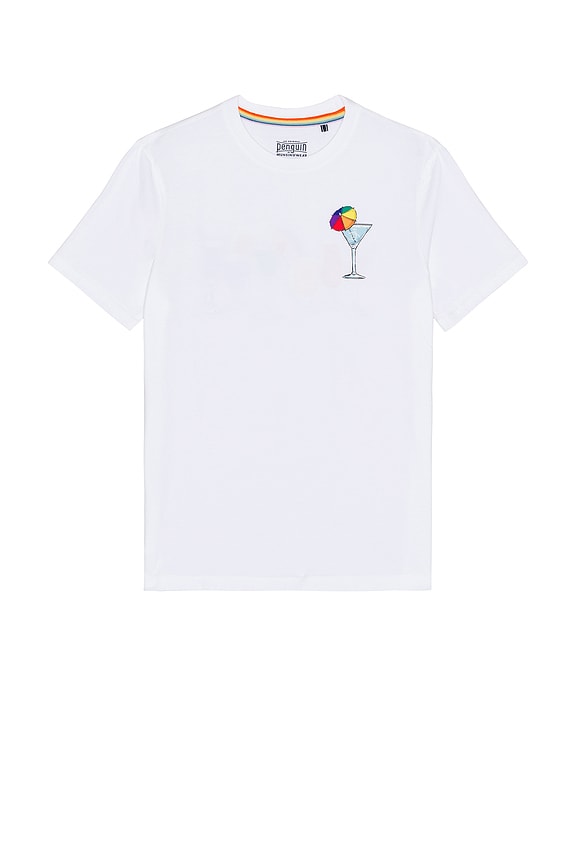 view 2 of 4 Pride Martini Graphic Tee in Bright White