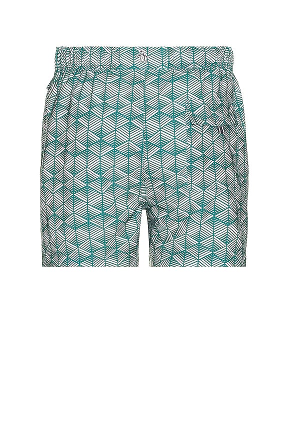 view 2 of 4 Rec Stretch Swim Short in Antique Green