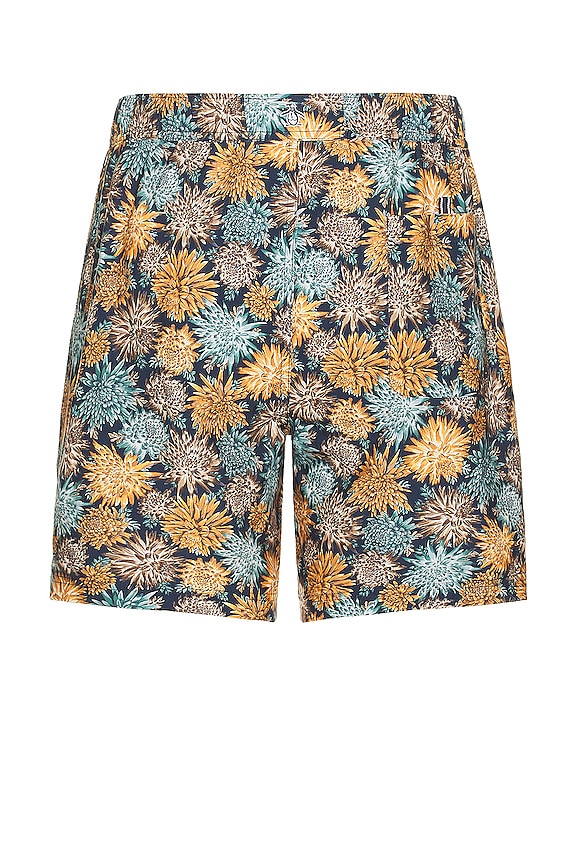 view 2 of 4 Floral All Over Print Recycled Swim Short in Dark Sapphire