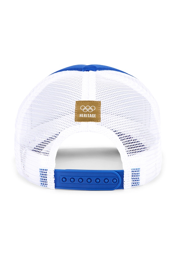 view 2 of 3 Los Angeles 84 Stars And Rings Foam Trucker Hat in Blue & White