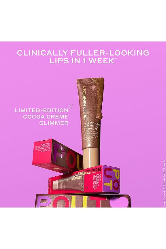 view 2 of 5 Limited Edition Glimmer Pout Preserve in Cocoa Creme