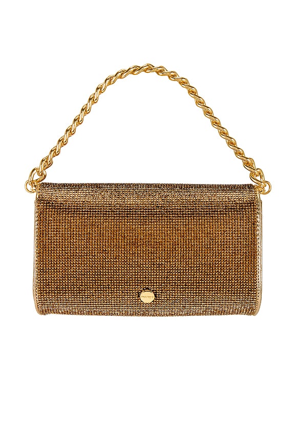 view 2 of 5 Nico Crystal Clutch in Gold