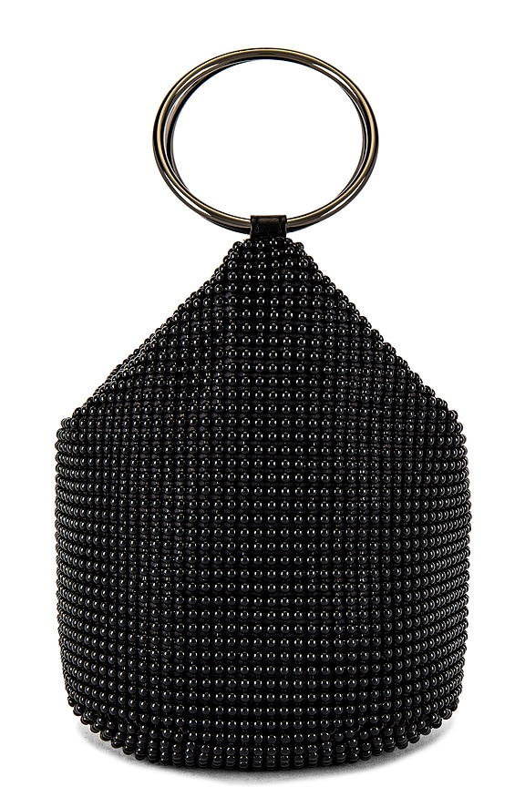 view 2 of 4 Bianca Ball Mesh Handle Bag in Black