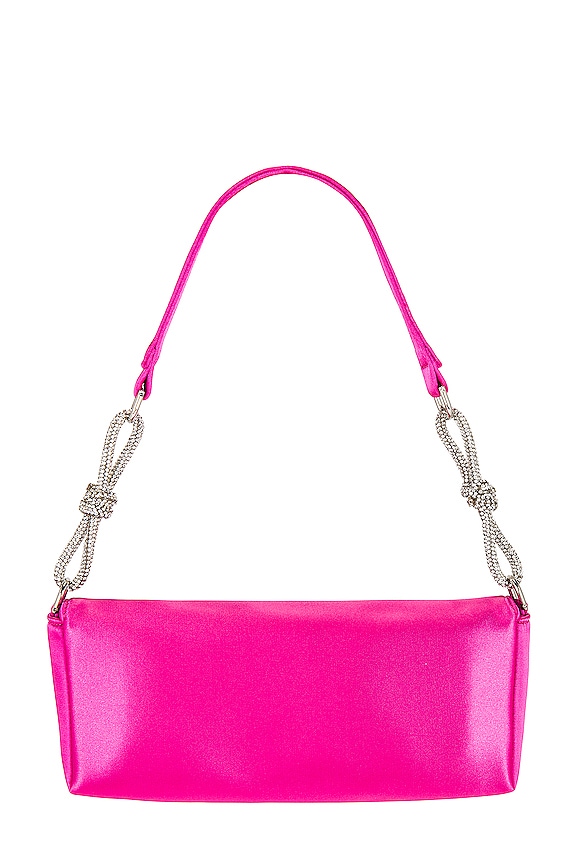view 2 of 4 Calissa Crystal Bow Bag in Pink