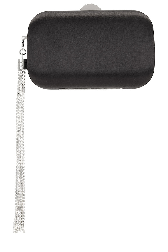 view 2 of 5 POCHETTE PAMPILLE CRISTAL ALI in Black