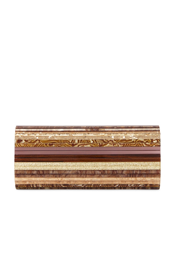 view 2 of 5 POCHETTE CLARA in Chocolate