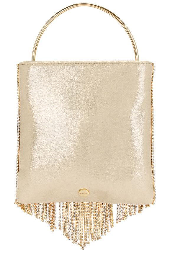 view 2 of 5 Adina Crystal Fringe Bag in Champagne