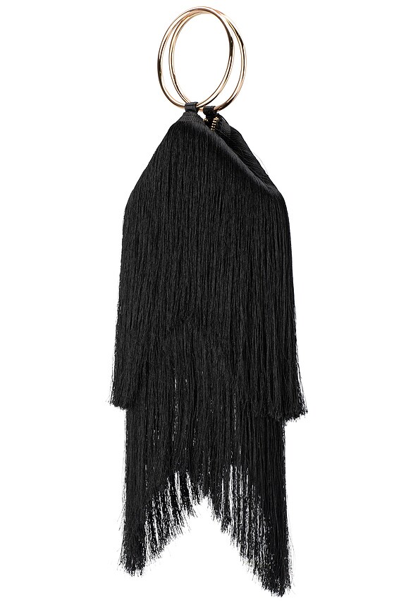 view 2 of 3 Jamie Fringed Bag in Black