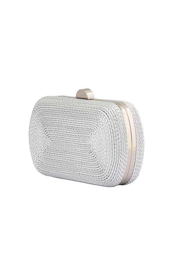 view 2 of 5 CLUTCH DE CUERDA TRENZADA. MARTINA in Silver