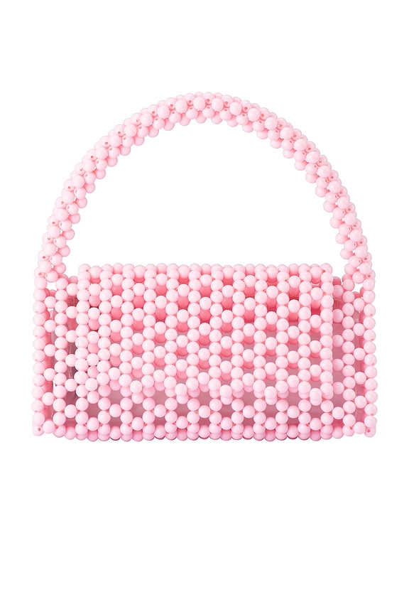 view 1 of 6 BOLSA COM CONTAS E ALÇA SUPERIOR AMRITA in Pink