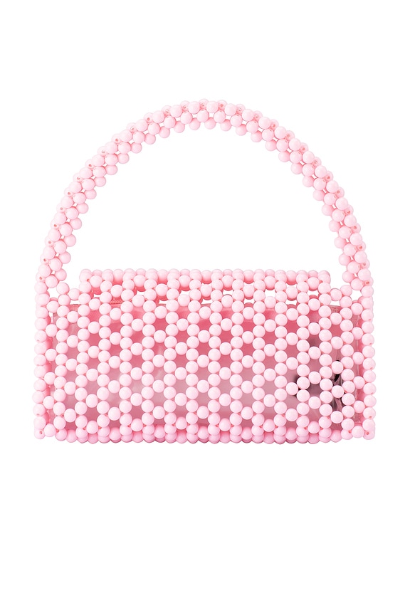 view 2 of 6 BOLSA COM CONTAS E ALÇA SUPERIOR AMRITA in Pink