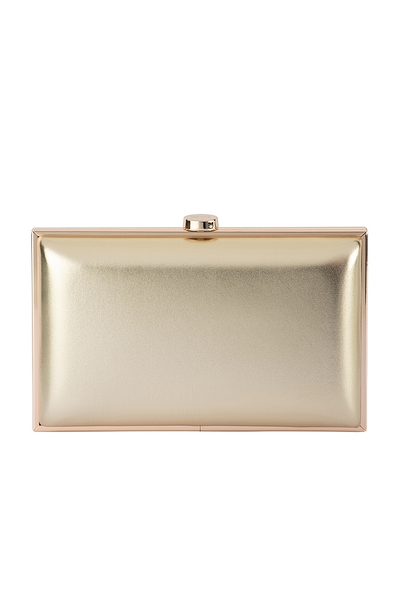 view 1 of 4 LUCY 메탈릭 클러치 in Gold