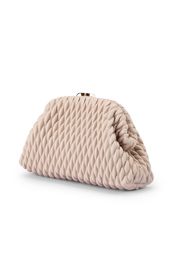 view 2 of 4 Textured Clutch in Mink